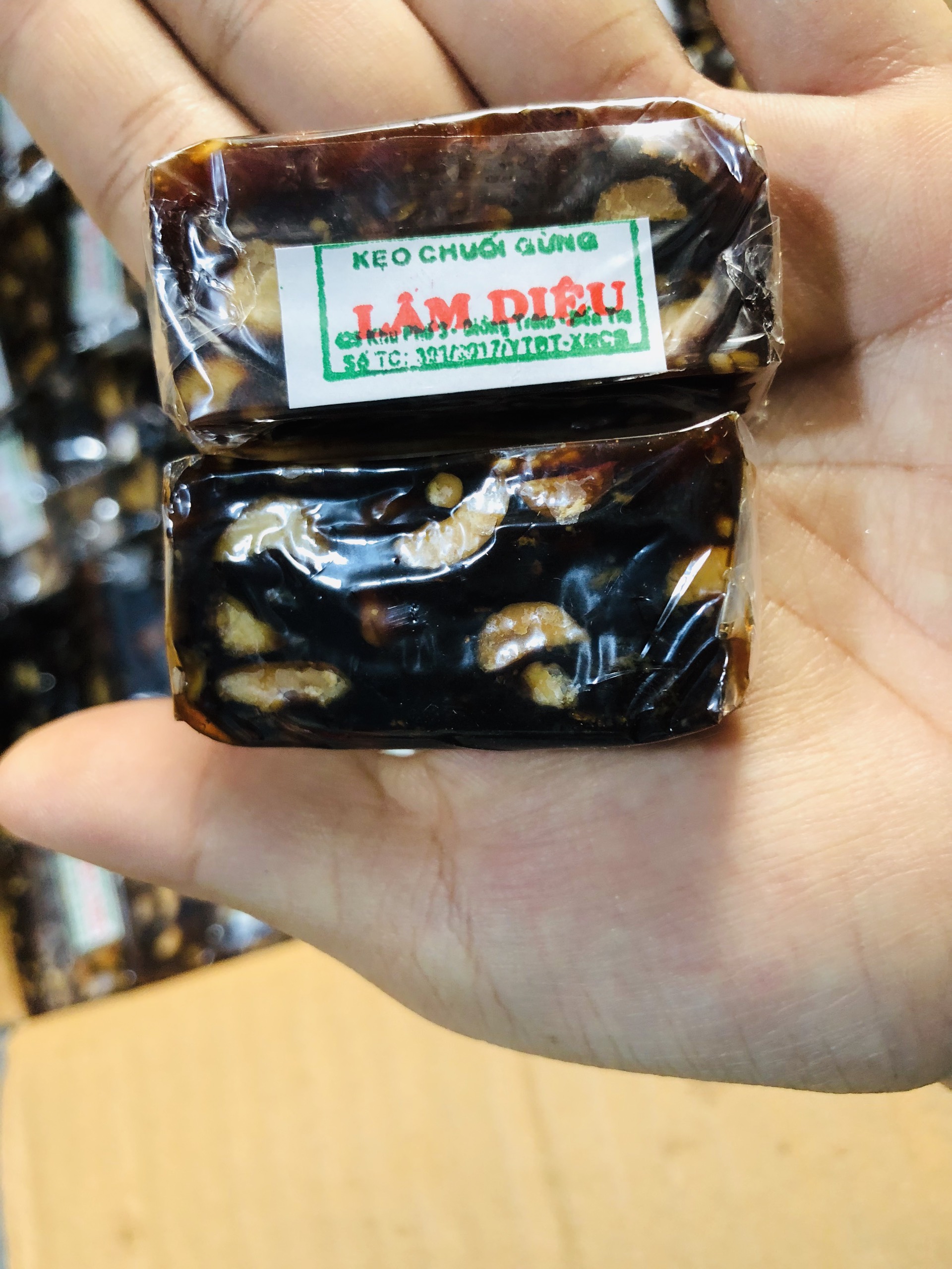 500g kẹo chuối đậu Bến Tre