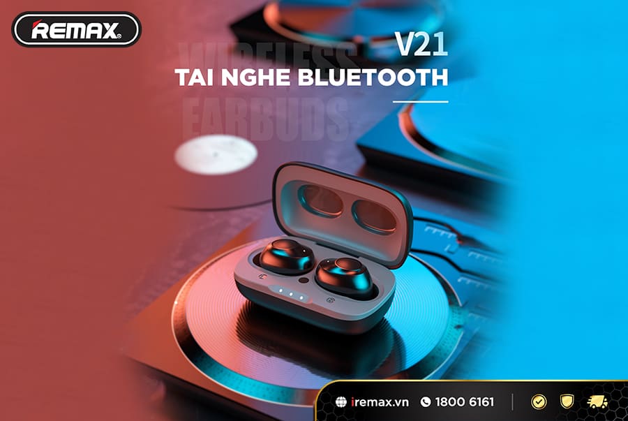 [HCM]Tai bluetooth Remax tws-21