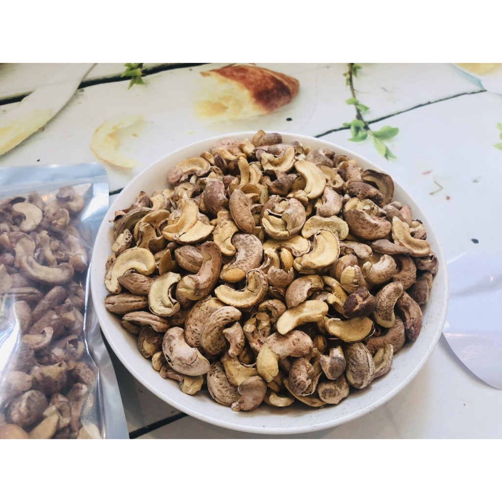 500g Hạt điều rang muối loại bể 2-3