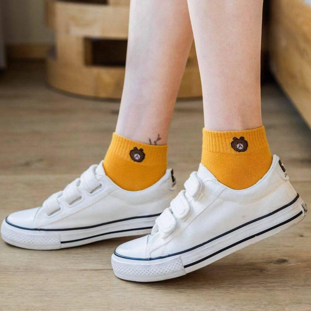 Sỉ  10 đôi tất gấu ngắn cổ siêu hót