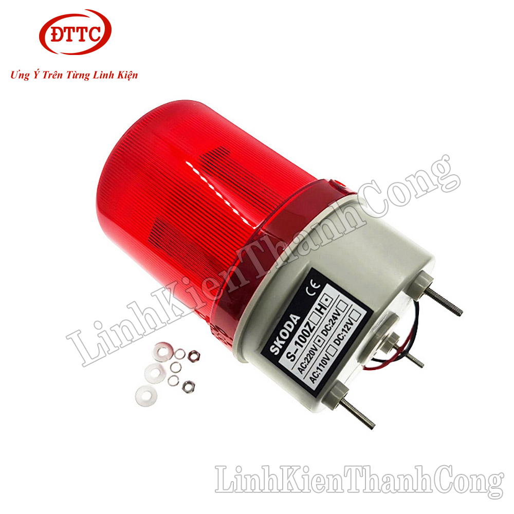Còi báo động có đèn nháy 220vac