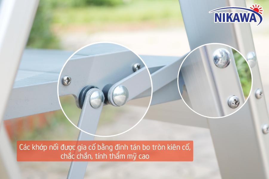 Thang nhôm ghế Nikawa NK2SL (Trắng)