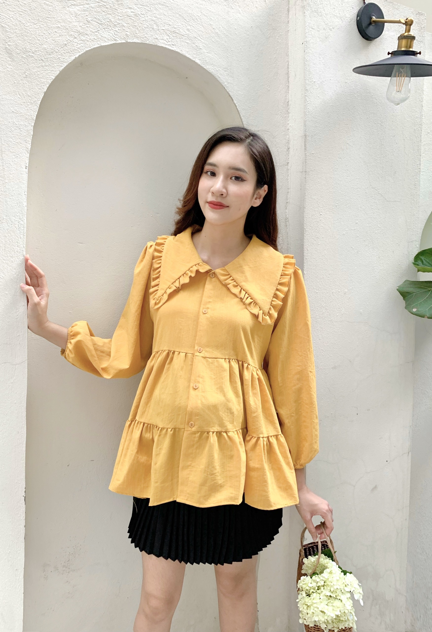 Áo bầu thu đông thiết kế mới