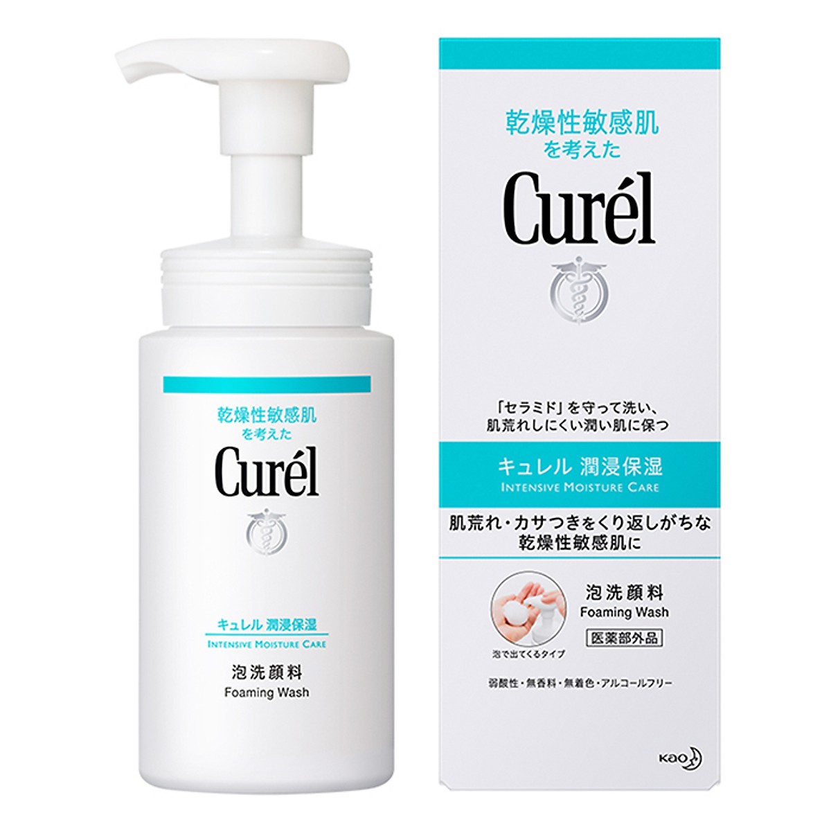 Sữa rửa mặt tạo bọt Curel Intensive Moisture Care Foaming Wash