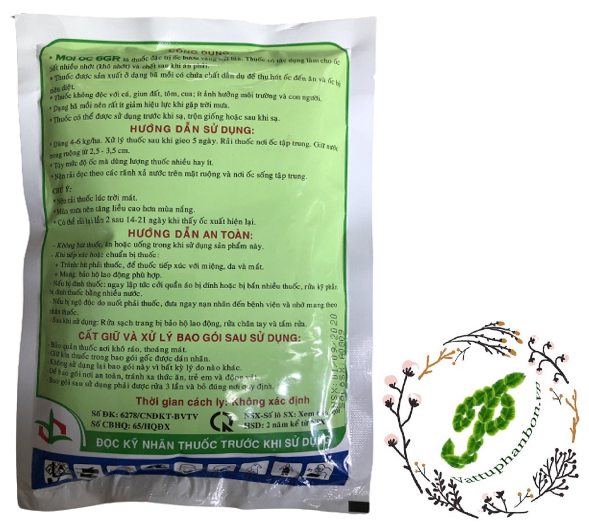 Trừ Ốc Moi Oc 6GR - #093B# 400g