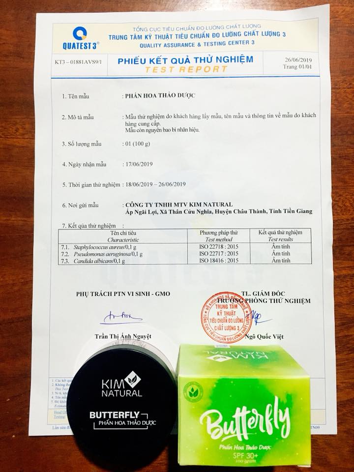 Phấn hoa thảo dược kiềm dầu SPF 30+