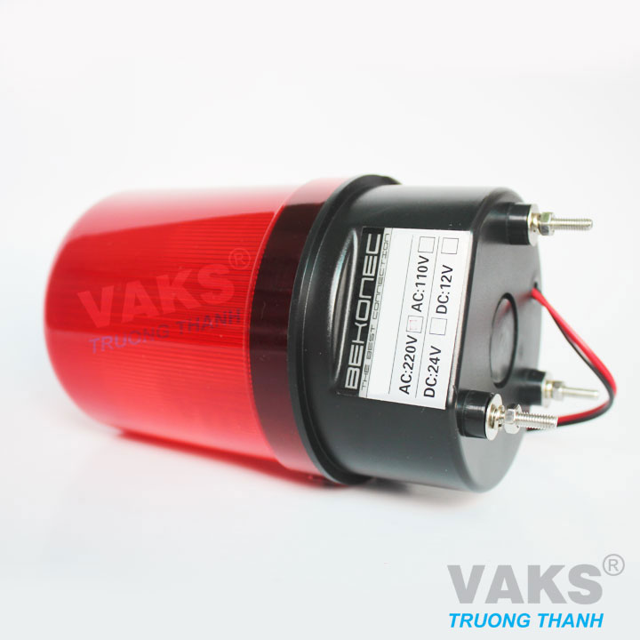 Đèn quay LED không còi BEKONEC - BEK - R101 - 220VAC - Vàng (Thái lan)