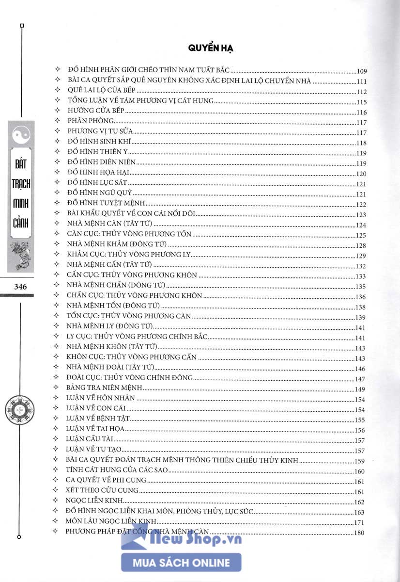 Sách Bát Trạch Minh Cảnh (Bìa Cứng) - Newshop
