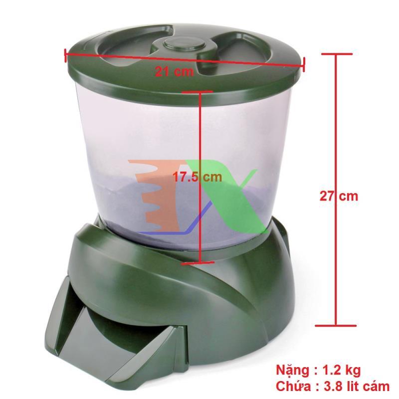 Automatic fish feeding machine PFF-01, Automatic fish feeding machine with 4lit capacity (4l), Coi fish feeding machine, Big fish feeding machine