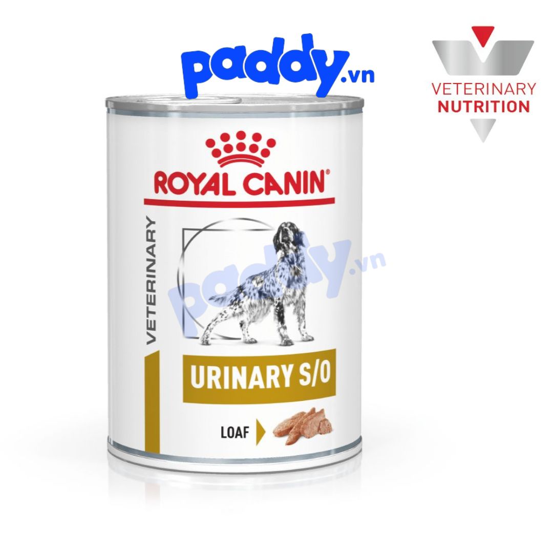 Pate Cho Chó Sỏi Thận Royal Canin Urinary S/O Lon 410g