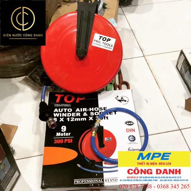Dây hơi tự rút TOP HR-702A(chính hãng)