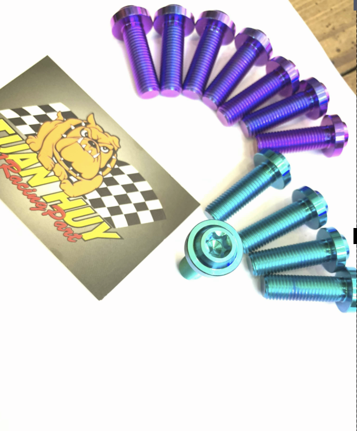 1 con ốc Titan Gr5 10li30 bắt chân phuộc Sirus  Future  ốc bắt sườn Z1000