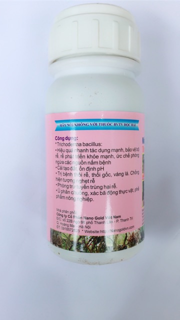 Che pham Trichoderma chuyên đung cho hoa cây cảnh