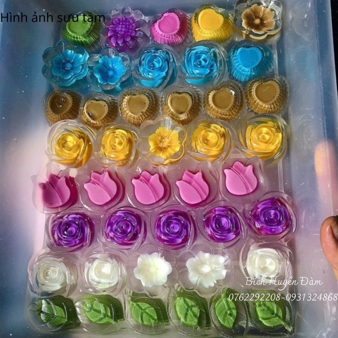 Set 10 khuôn silicon cupcake 3cm, 5cm