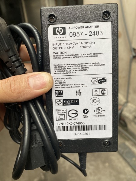 Bảng giá Adapter nguồn 24V dùng cho máy Scan HP 3000 S2 Phong Vũ