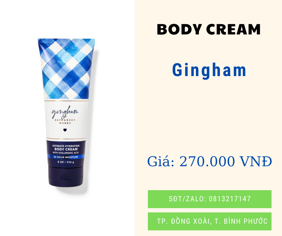 [BBW] Body Cream bath & body work 226g nhiều mùi