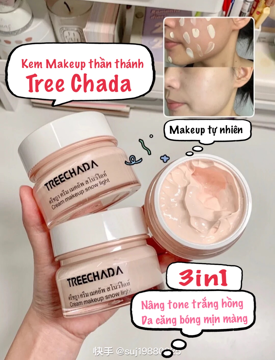 Kem Make Up Thần Thánh Tree Chada