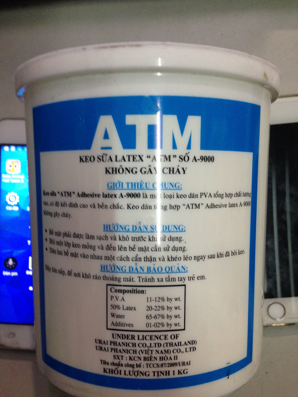 Keo Sữa Latex No 9000 1KG