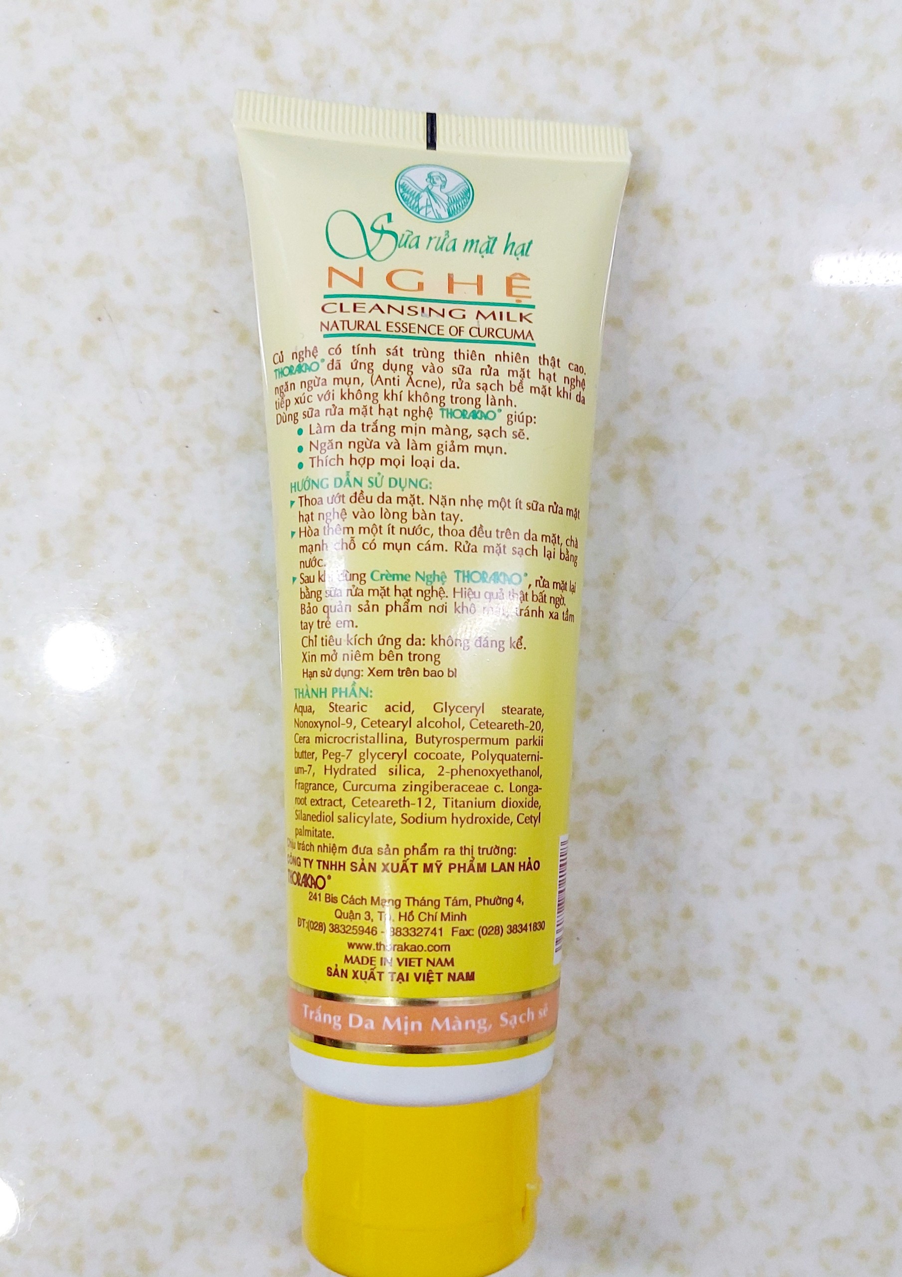 Sửa rửa mặt nghệ Thoarakao 100g