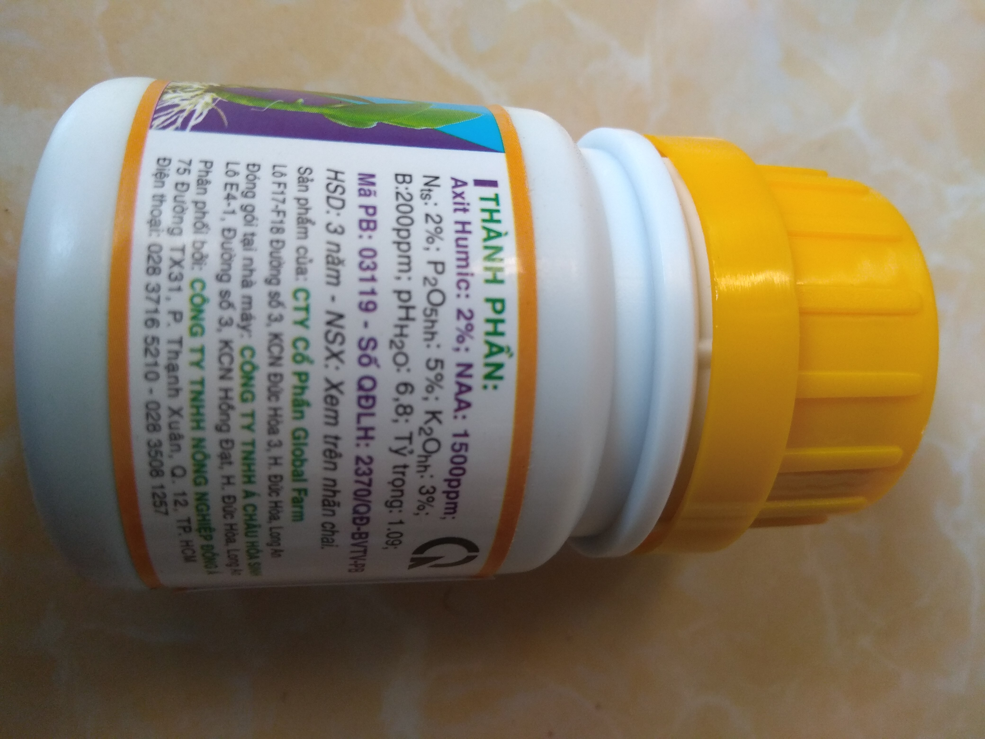 Phân bón lá VK. HUMAT 2-5-3 + TE chai 50ml