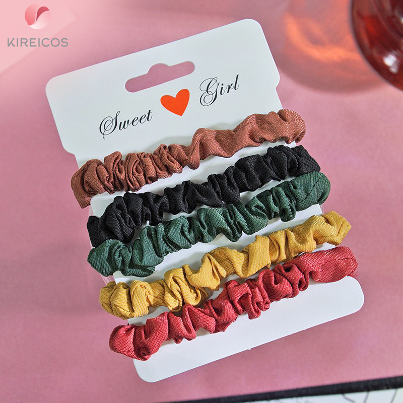 [HCM]Set 5 Cột Tóc Bèo Nhỏ Đủ Màu - kireicos