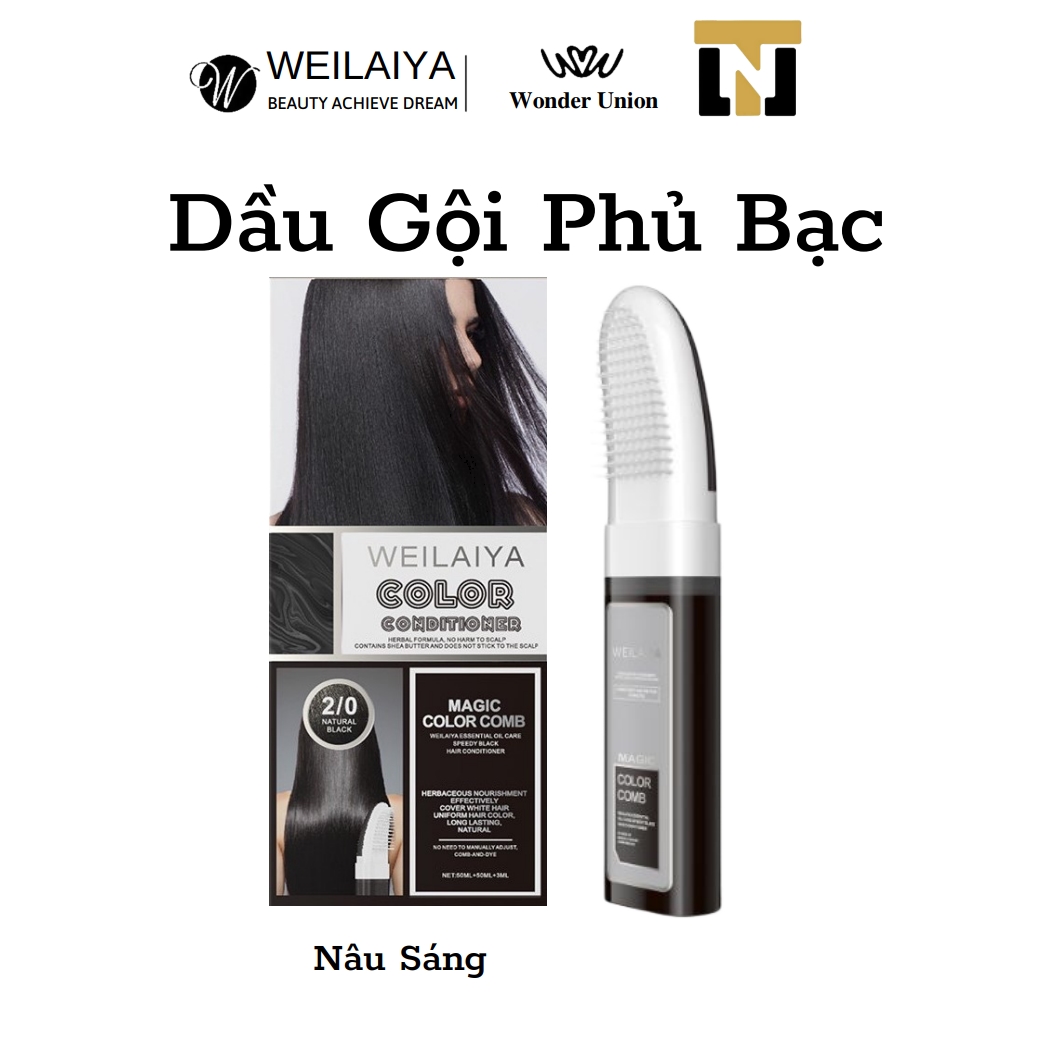 Dầu gội phủ bạc dưỡng tóc Weilaiya Color Conditioner 100ml