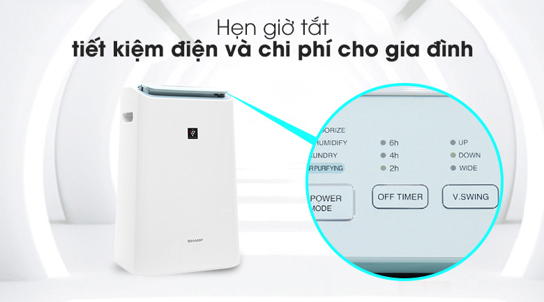 [Trả góp 0%]Máy lọc không khí và hút ẩm Sharp DW-E16FA-W (38m²/16lít) (Giá áp dụng giao tại HN, HCM& các tỉnh liên hệ shop)