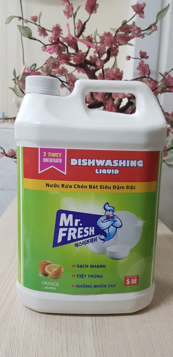 Nước rửa chén bát Mr.Fresh 5L