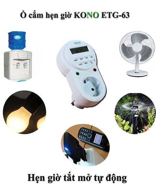 Ổ cắm hẹn giờ ETG-63A