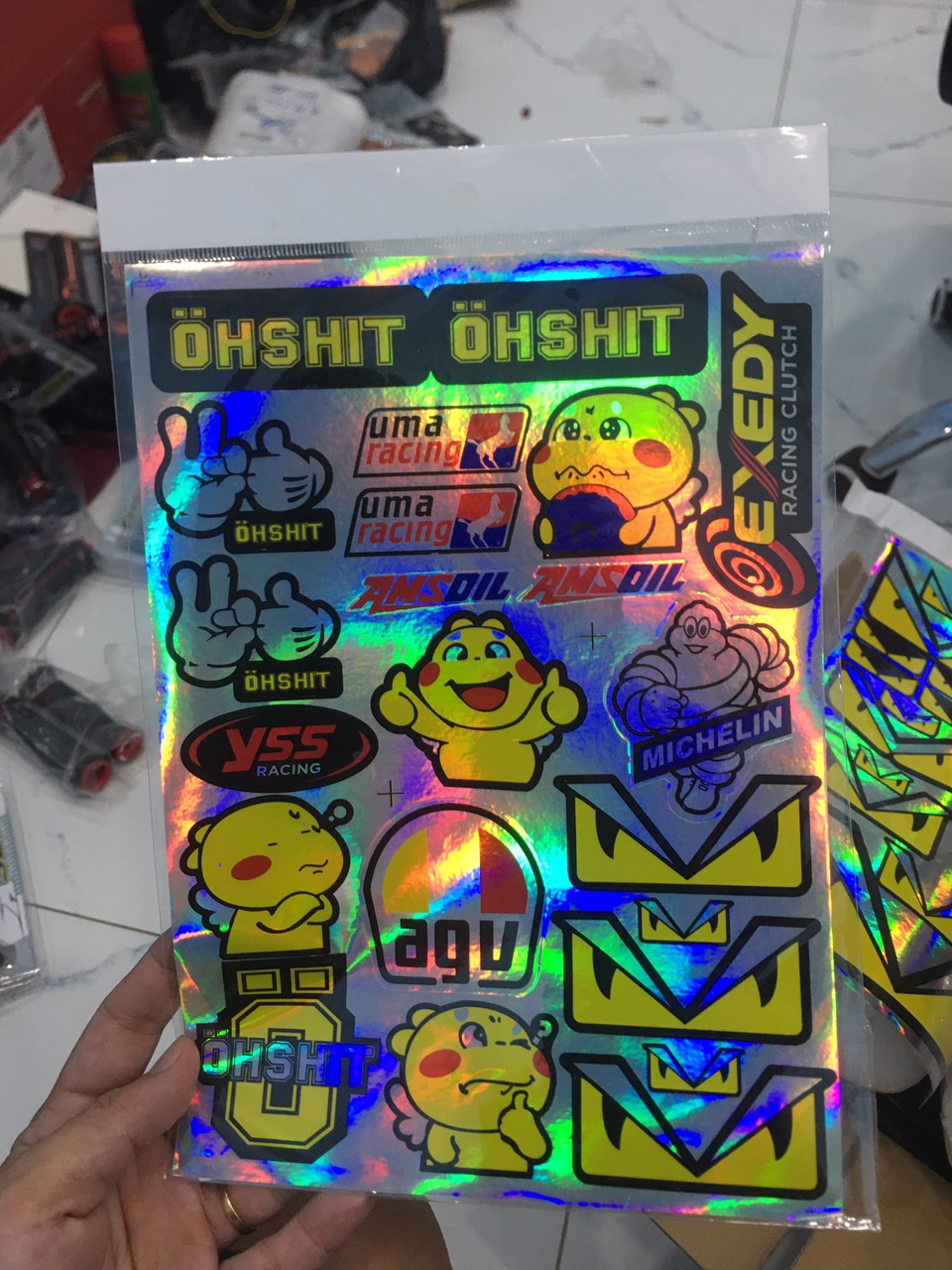 Bộ Tem Logo Xe Máy
