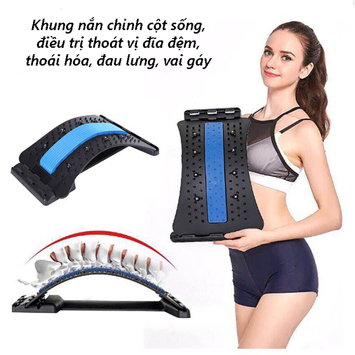 Khung nan chinh cot song, Dụng cụ hỗ trợ nắn chỉnh cột sống, Khung nắn chỉnh cột sống, điều trị thoát vị đĩa đệm, thoái hóa, đau lưng, vai gáy