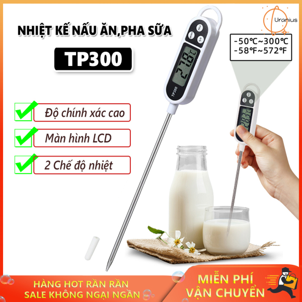 Giá bán Que đo nhiệt độ, Que thử nhiệt độ sữa, Nhiệt kế nấu ăn, pha sữa TP300 cao cấp-phiên bản mới của KT300 kiểm soát nhiệt độ chính xác, dễ dàng sử dụng, đo chính xác trong 3 giây. Bảo hành uy tín