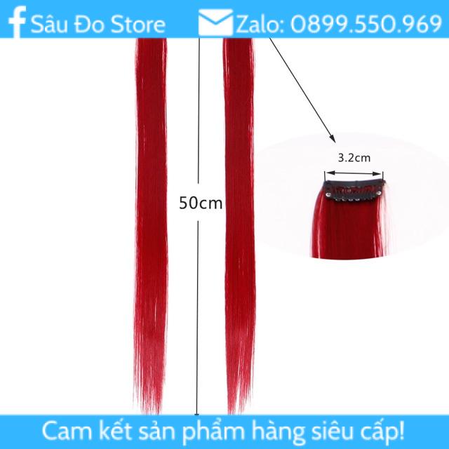 🌷 Đủ Màu 🌷 Hightlight Tóc Giả Màu Dễ Dùng Sỉ Số Lượng Lớn