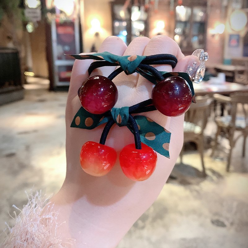[HCM](COMBO 2) Dây Cột Tóc Hình Trái Cherry P075