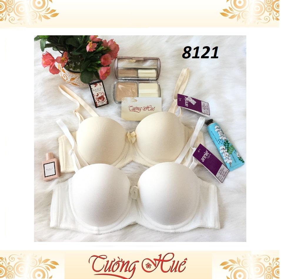 Áo lót nữ annie 8121 trơn cúp ngang mút mỏng
