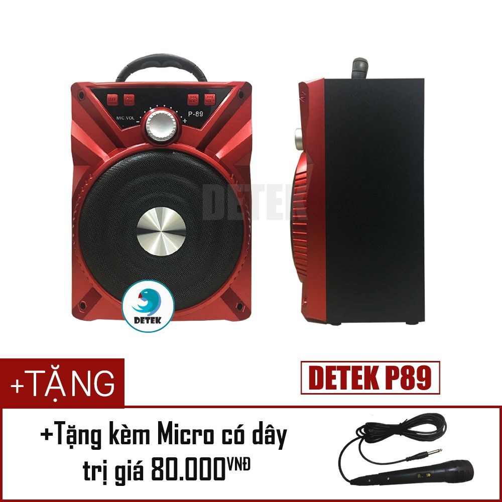 (HÀNG GIÁ RẺ) Loa bluetooth hát Karaoke Xách tay P87 P88 P89 tặng kèm Micro, nghe cực hay, hát cực đã