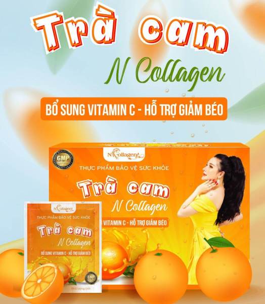 [Chính Hãng] Trà hỗ trợ giảm cân vị cam N collagen giá rẻ
