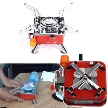 Bếp gas du lịch dã ngoại mini xếp gọn - bếp gas mini giá rẻ