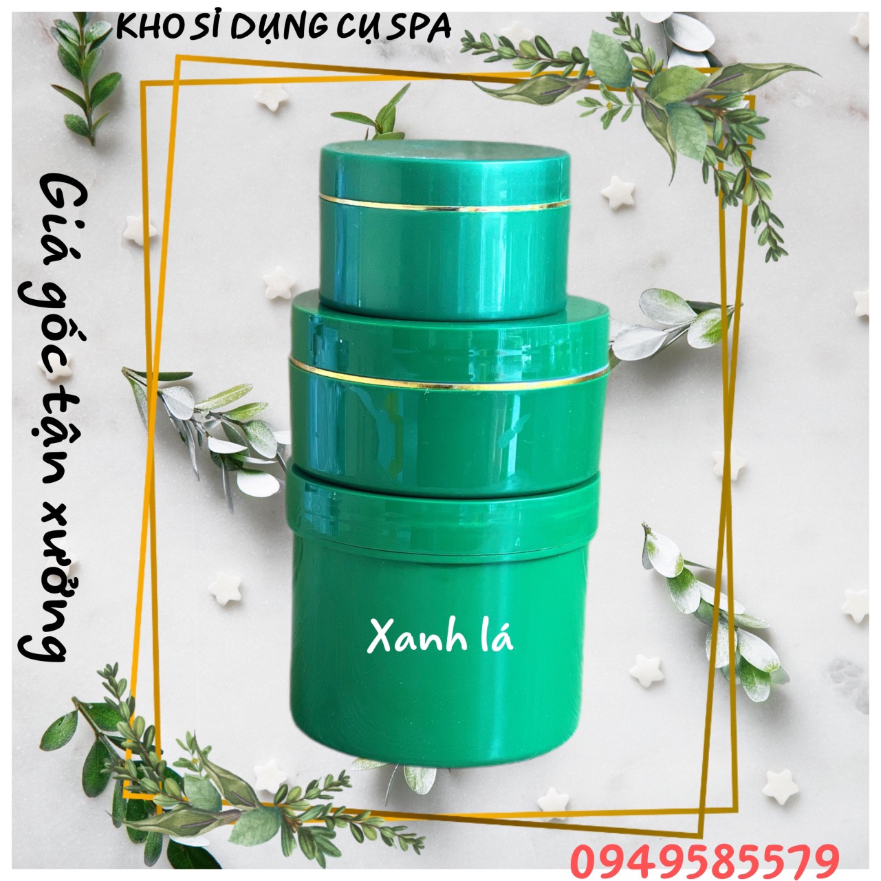 combo 50 hủ 100gr màu đen