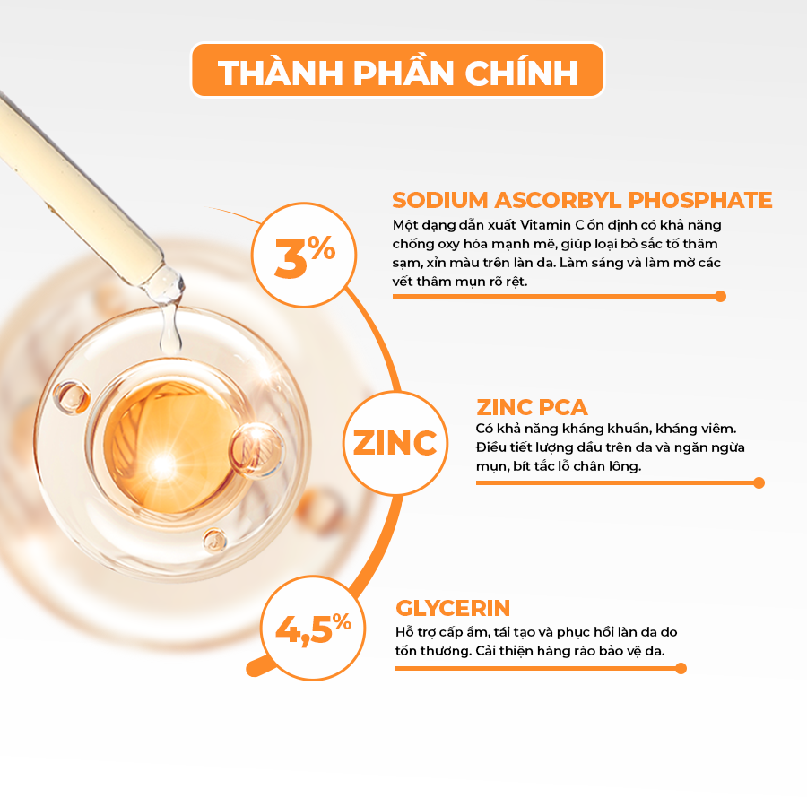 Serum Trắng Da Mờ Thâm Balance Active Formula Vitamin C 3% Brightening 30ml