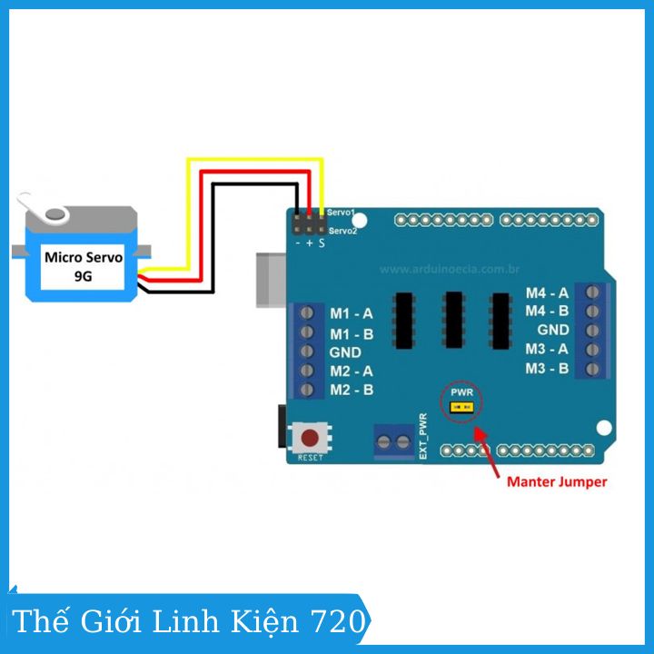 Module điều khiển động cơ L293D
