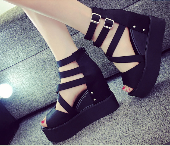 [HCM]Giày sandal nữ đế xuồng S040