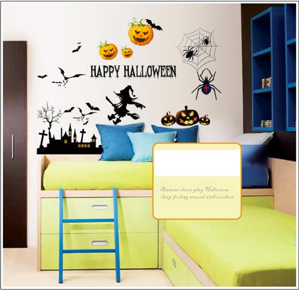 Decal trang trí tường - Halloween Rùng Rợn 05