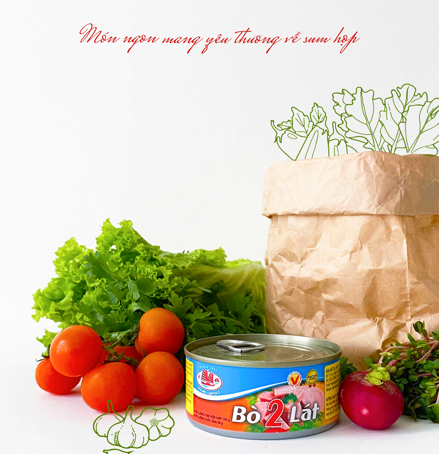 Bò 2 lát 150g - Đồ Hộp Hạ Long