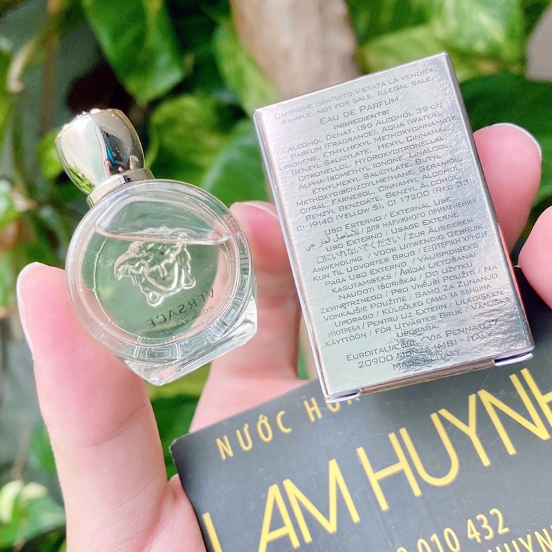 [ CHÍNH HÃNG] Nước hoa mini VERSACE EROS POUR FEMME 5ml