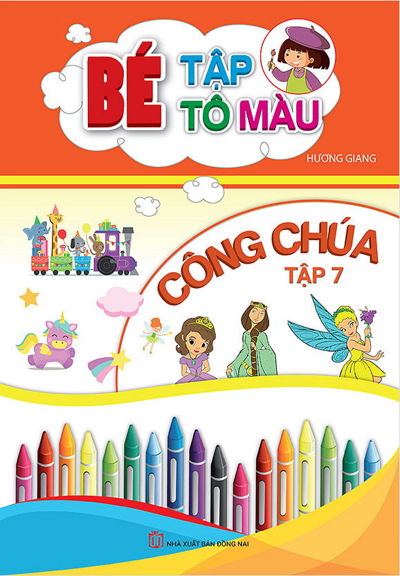 Fahasa - bé tập tô màu công chúa - tập 7