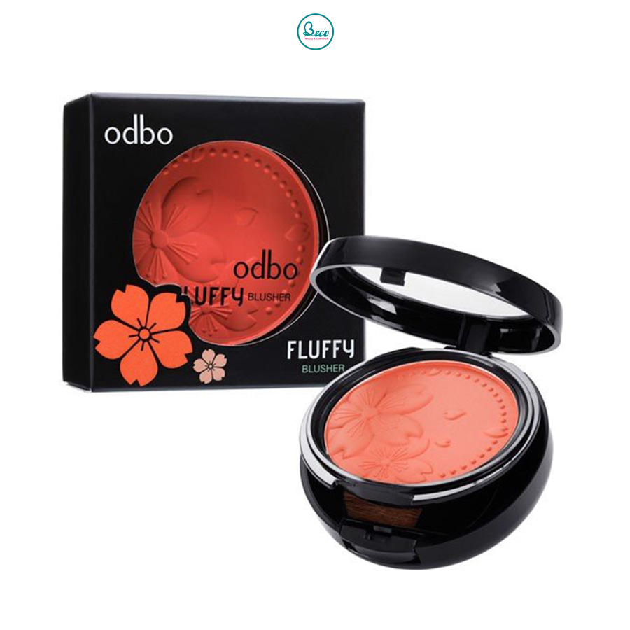 Phấn Má Hồng Odbo Fluffy Blusher Od153 [BECO-BC1374]