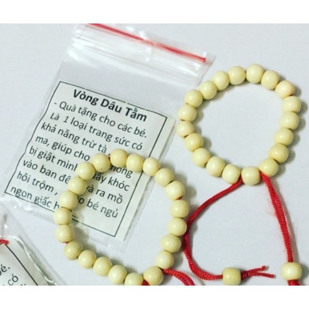 set 2 Vòng dâu tằm đeo tay, chân cho bé Vòng dâu tằm trơn Đẹp siêu rẻ