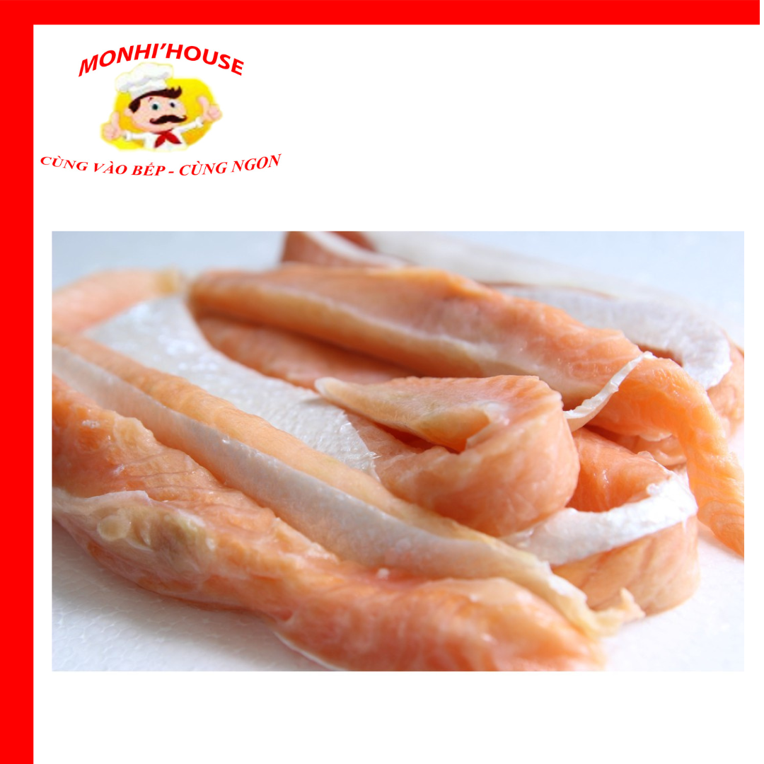 1Kg Lườn cá hồi đóng khay/ 500g_ SHip hỏa tốc HCM