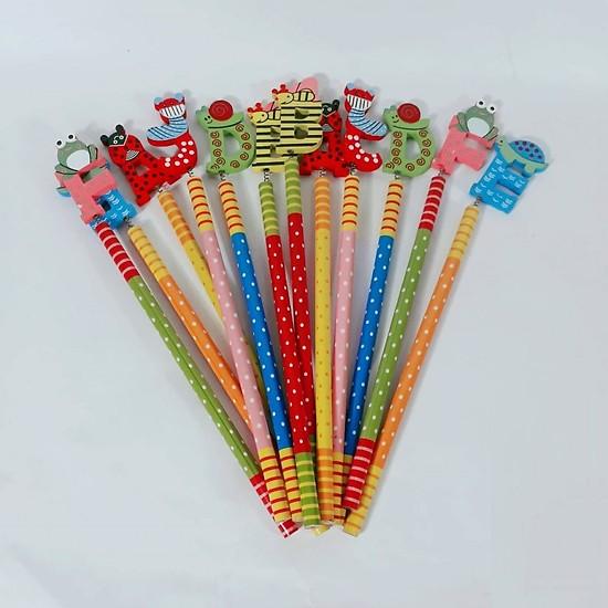 Combo 5 bút chì đầu thú ngộ nghĩnh